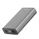 Swissten Powerbank 20W USB-C Power Delivery et USB Quick Charge 20000mAh  Gris Une banque d'alimentation signée Swissten, pour charger votre appareil partout