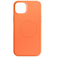 Avizar Coque Magsafe pour iPhone 15 Plus Silicone Souple Soft touch  Orange Coque de protection série Fast Mag Cover, conçue pour Apple iPhone 15 Plus
