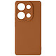 Avizar Coque pour Xiaomi Redmi Note 13 Pro 4G Silicone Mat Protection Caméra Marron Clair Couleurs éclatantes pour un style élégant qui ravive le design de votre smartphone