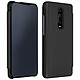 Avizar Étui Xiaomi Mi 9T Rigide Clapet translucide Miroir Support Vidéo noir Design sobre et élégant en polycarbonate avec un effet miroir pour un rendu unique