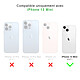 Avis Evetane Coque iPhone 13 Mini 360° intégrale protection avant arrière silicone transparente Motif