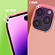 Moxie Coque pour iPhone 14 Pro Hybride Semi-rigide Fine Légère Intérieur Doux  rose clair pas cher