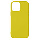 Avizar Coque pour iPhone 14 Pro Silicone Semi-rigide Finition Soft-touch Fine  jaune Coque de protection spécialement conçue pour iPhone 14 Pro