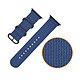 Avis Evetane Bracelet en nylon pour Apple Watch (42/44/45/49 mm) Bleu