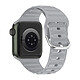 Avizar Bracelet pour Apple Watch 41mm et 40mm et 28mm Silicone Ajustable Fermoir Ardillon  Gris - Bracelet en silicone spécifiquement conçu pour Apple Watch Series 9, 8 et 7 41mm / Series SE 2022, SE, 6, 5, et 4 40mm / Series 3, 2 et 1 38mm