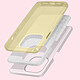 Avis Avizar Coque pour Apple iPhone 14 Pro Paillette Amovible Silicone Semi-rigide or