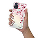 Evetane Coque Samsung Galaxy A21S anti-choc souple angles renforcés transparente Motif Cerisier pas cher