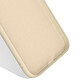 Avizar Coque iPhone 13 Pro Max Silicone Semi-Rigide Finition Soft Touch blanc cassé pas cher