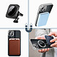 Acheter Avizar Coque MagSafe pour iPhone 14 Silicone Protection Caméra  Contour Chromé Argent