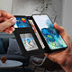Avizar Housse Samsung Galaxy S20 Étui Folio Porte carte Support Vidéo - noir pas cher