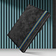 Avizar Étui pour Tablette 10 pouces Universel Simili cuir Design marbre Support vidéo  noir pas cher
