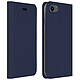 Dux Ducis Housse Apple iPhone SE 2020 et 2022, iPhone 7 et 8 Folio Porte-carte Support Vidéo  Bleu nuit - Revêtement en éco-cuir avec un effet satiné pour un rendu moderne et élégant.