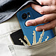 Avizar Coque pour Oppo Find X5 Lite Silicone Semi-rigide Finition Soft-touch Fine  Bleu pas cher