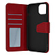 Avizar Housse pour iPhone 14 Pro Max Cuir premium Porte-carte Fonction Support vidéo  rouge - Etui en véritable cuir conçu spécialement pour Apple iPhone 14 Pro Max