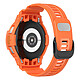 Avizar Bracelet pour Galaxy Watch 5 / 5 Pro / 4 Silicone Ajustable  Orange - Bracelet Sport spécialement conçu pour votre Samsung Galaxy Watch 5 / 5 Pro / 4