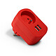 Metronic 495088 Chargeur secteur 2 USB-A 3,4 A + prise de courant 16 A - rouge