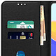 Avizar Étui Xiaomi Redmi Note 11 et Note 11s Clapet Portefeuille Fonction Support noir pas cher