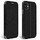 Avizar Étui Apple iPhone 11 Housse Simili-Cuir Clapet Porte-carte Support Vidéo Noir Housse de protection intégrale, spécialement conçue pour Apple iPhone 11