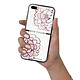 LaCoqueFrançaise Coque iPhone 7 Plus/ 8 Plus Coque Soft Touch Glossy Rose Pivoine Design pas cher