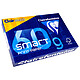 CLAIREFONTAINE Ramette 500 Feuilles Smart 60g A4 210x297 mm Certifié FSC Blanc Papier blanc