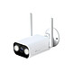 Nivian - Caméra WiFi 2K fixe avec IA et lumière Blanc Nivian - Caméra WiFi 2K fixe avec IA et lumière Blanc
