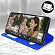 Acheter Avizar Housse Samsung S20 FE Étui Intégral Double Fenêtre Support Vidéo bleu