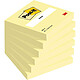 POST-IT Bloc-note adhésif, 76 x 76 mm, jaune Notes repositionnable