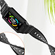 Avizar Bracelet Huawei Band 7, 6 Pro, 6 et Honor Band 6 Silicone Bumper Ajustable  noir pas cher