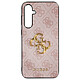 Guess Coque pour Samsung Galaxy S23 FE Bi-matière Antichoc Design Élégant Rose Poudré - Coque authentique Guess rose série 4G Big Metal Logo, un style inimitable sur votre Samsung Galaxy S23 FE