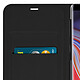 Avizar Housse Samsung Galaxy Note 9 Étui Portefeuille Clapet Flip Cover Ultra-fin noir pas cher