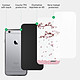 Acheter Evetane Coque iPhone 6/6s Coque Soft Touch Glossy Chute De Fleurs Design