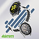 Avis Avizar Bracelet pour Huawei Watch GT Runner / Watch GT 3 46mm Maille Noir