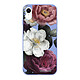 LaCoqueFrançaise Coque iPhone Xr Silicone Liquide Douce lilas Fleurs roses Coque iPhone Xr Silicone Liquide Douce lilas Fleurs roses