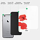 Acheter Evetane Coque iPhone 6/6s Coque Soft Touch Glossy Coquelicot Design