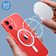 Avis Avizar Coque pour iPhone 12 / 12 Pro Magsafe Antichoc Cercle magnétique Orange