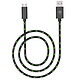 snakebyte - Câble USB Type-C 5 mètres Câble USB Type-C 5 mètres noir et vert