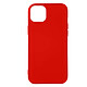 Avizar Coque pour iPhone 14 Silicone Semi-rigide Finition Soft-touch Fine  rouge - Coque de protection spécialement conçue pour iPhone 14