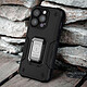 Avizar Coque iPhone 14 Pro Max Antichoc Hybride avec Anneau Support Magnétique  Noir pas cher