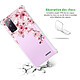 Avis Evetane Coque Samsung Galaxy S20 FE anti-choc souple angles renforcés transparente Motif Cerisier