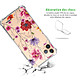 Avis Evetane Coque iPhone 11 Pro Max anti-choc souple angles renforcés transparente Motif Fleurs Multicolores