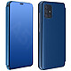 Avizar Housse Samsung Galaxy A51 Clapet Effet Miroir Support Vidéo Bleu Protection intégrale spécialement conçue pour le Samsung Galaxy A51