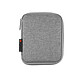 Avizar Pochette Rangement pour Accessoires Smartwatch Tissu Oxford Soft Touch Grise - Le sac de rangement propice pour disposer de vos accessoires smartwatch à tout moment