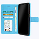 Acheter Avizar Étui pour Samsung Galaxy A23 5G et M23 5G Clapet Portefeuille Support Vidéo Dragonne  bleu