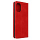 Avizar Étui pour Oppo Reno 8 Lite 5G Clapet Portefeuille Fonction Support Vidéo  rouge - Étui folio spécialement conçu pour Oppo Reno 8 Lite 5G