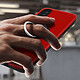 Avis Avizar Coque Samsung Galaxy A01 Antichoc Bague Maintien Support Vidéo Rouge