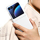 Avis Avizar Coque pour Motorola Razr 40 Ultra Polycarbonate Rigide Soft Touch  Blanc