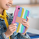 Acheter Avizar Coque Samsung Galaxy Tab A7 Lite Antichoc Hybride Béquille Support Multicolore