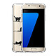 Avis Evetane Coque Samsung Galaxy S7 anti-choc souple angles renforcés transparente Motif Chat Lignes