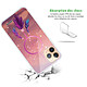 Avis Evetane Coque iPhone 11 Pro Max silicone transparente Motif Attrape rêve rose ultra resistant