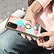 Avizar Coque Samsung Galaxy S20 FE Bague de maintien Motif marbre multicolore pas cher
